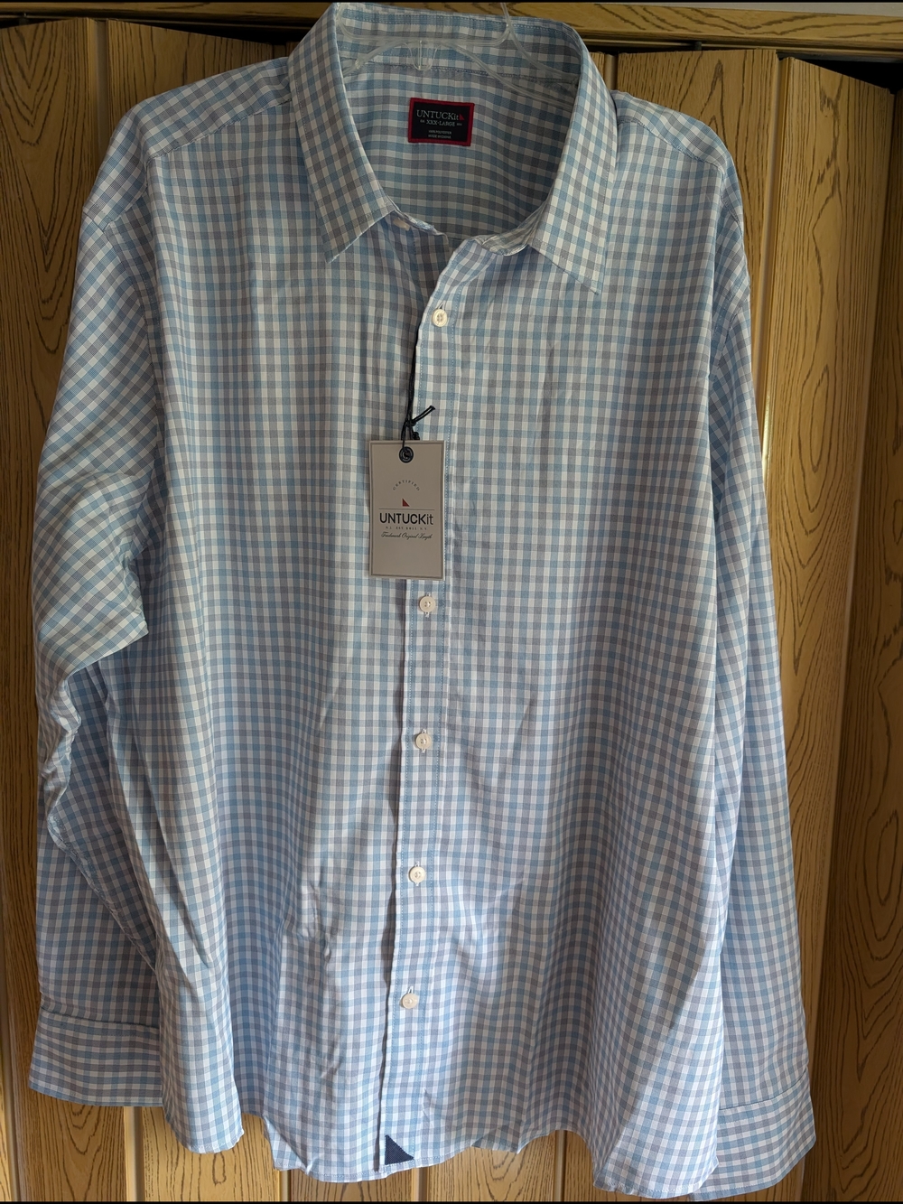 Brand New With Tags Men's UNTUCKit Duras Regular Fit Shirt Size 3XL/XXXLarg